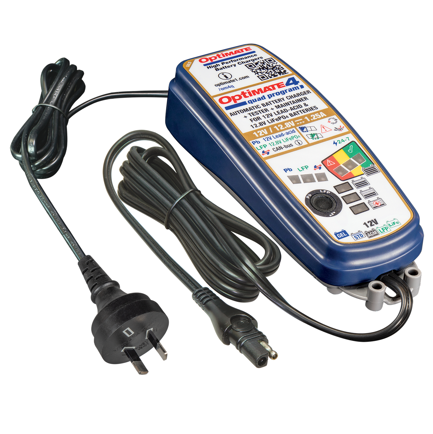 OptiMate 4 Quad Program TM-638 - Moto-Tech Diagnostics 