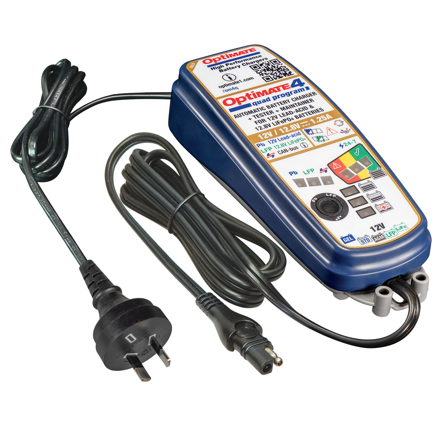 OptiMate 4 Quad Program TM-638 - Moto-Tech Diagnostics 